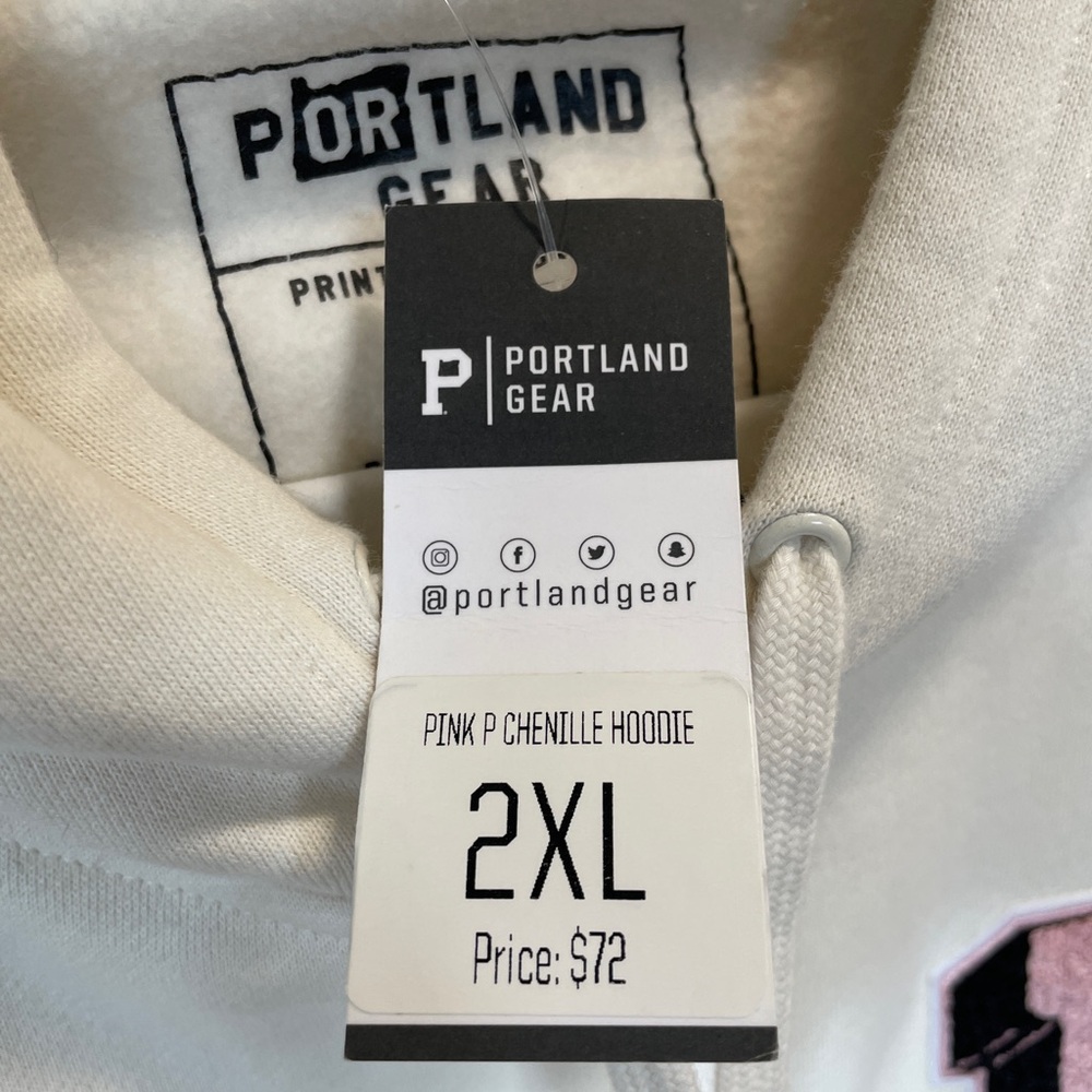 Portland Gear Hoodie with Varsity Style "P" Patch - Picture 3 of 11